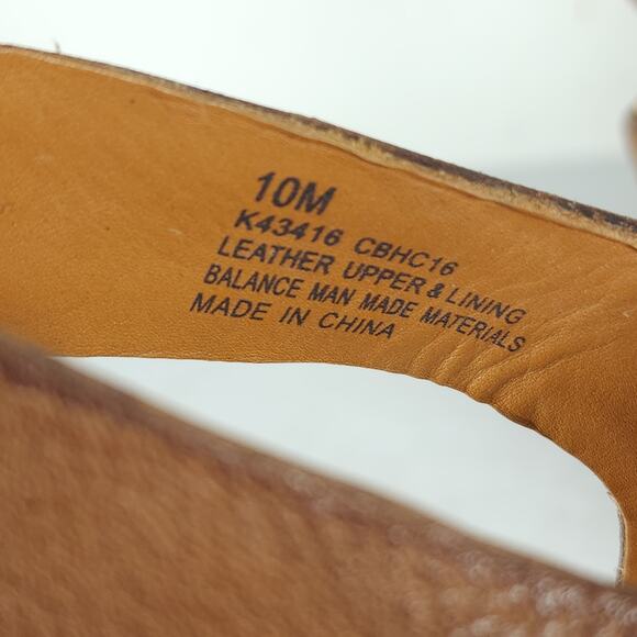 Kork-Ease Women's Kenora US10M Brown Leather Y2K Chunky Heel Platform Sandals - Picture 10 of 16